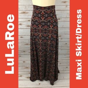 LuLaRoe Geometric Print Maxi Skirt/Dress